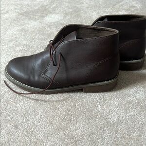 Brown Leather Chukka Boots